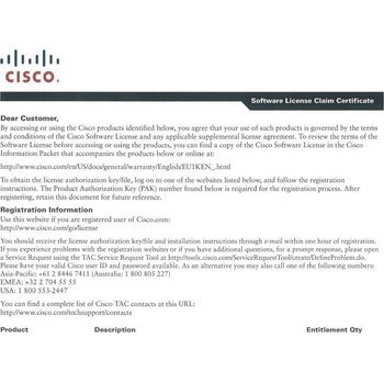 Cisco L-SL-29-SEC-K9=