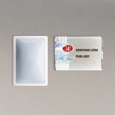 Nevskaya Palitra Pastelové akvarelové barvy White Night 2,5 ml Perleťová šedá 1911-819