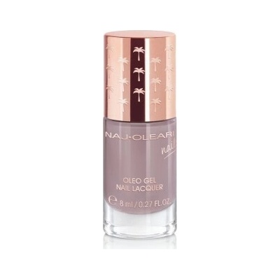 Naj Oleari Oleo gel Nail Lacquer lak na nehty s gelovým efektem 29 pink grey 8 ml