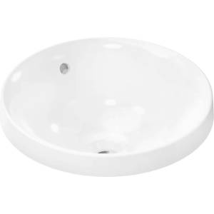 Hansgrohe Xuniva S - Умивалник, диаметър 40 см, с преливник, без отвор за смесител, бял 60155450 (60155450)