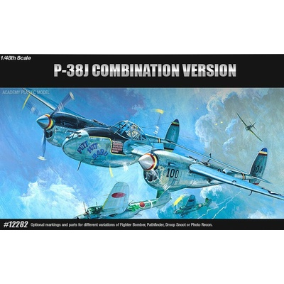 Academy Lockheed P-38 J/L/Droop Snoot/F5E Lightning 1:48