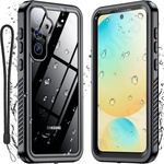 SHELLBOX - Водоустойчив IP68 калъф - Samsung Galaxy S25 Plus - черен