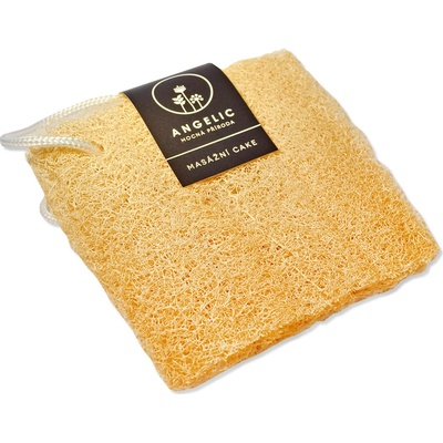 Angelic Masážní luffa cake masážní pomůcka 1 ks
