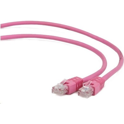 Gembird PP12-5M/RO UTP Cat5e Patch, 5m, růžový