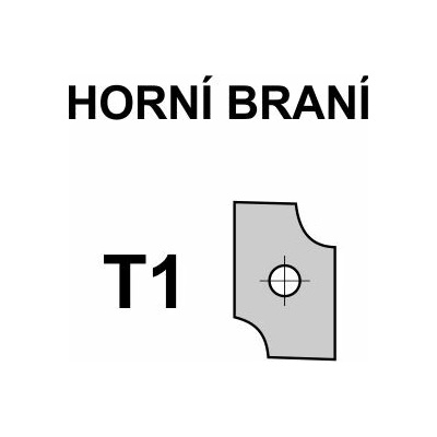 VBD T1 pro frézu na výplně univerzál K-427 - horní braní