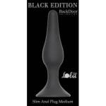  Plug-Slim Anal Plug Medium Black