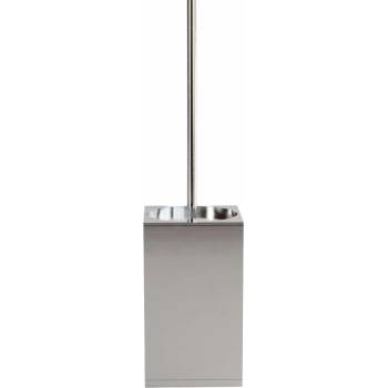 Rea Til kovový stojan na WC s kartáčem broušená ocel REA 88096