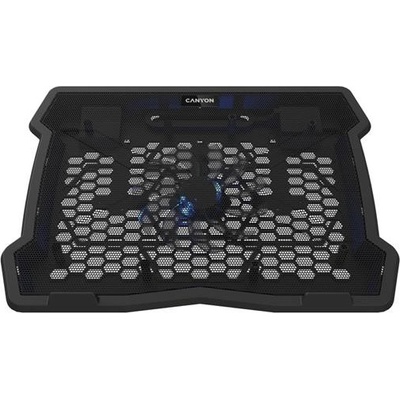 Canyon CNE-HNS02 chladiaci podstavec s ventilátorom pre notebook 10´´ - 15.6", LED podsvietenie, čierny