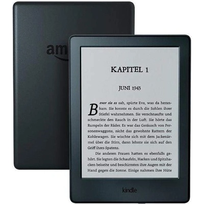 Amazon E-Book Reader Wi-Fi 4GB - четец за електронни книги (6 инча дисплей) - (Модел 2016г. ) (с реклами)