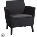 Zahradní židle a křesla Keter Salemo Duo Set grafit 2 ks