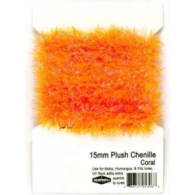 Semperfli Šenylka Plush Transluscent Chenille Coral 15mm
