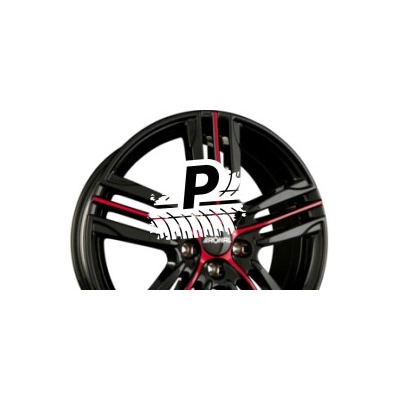 RONAL R57 7,5x18 5x114,3 ET50 black red spoke