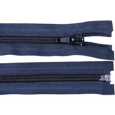 Spirálový zip No 5 délka 65 cm bundový POL, malé, 330 modrá tmavá