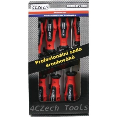 4czech Sada skrutkovačov PL, PH, PZ 7-dielna súprava profi v kartóne