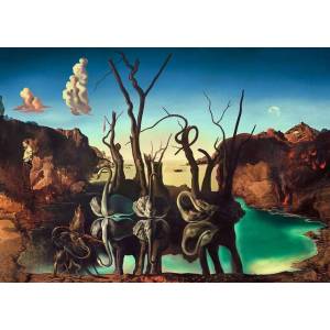 Ravensburger - Puzzle Dali: Swans Reflecting Elephants 1000 - 1 000 piese