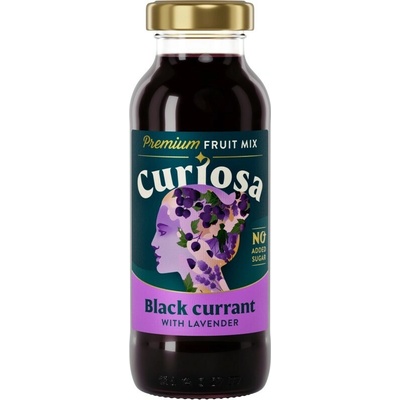 Curiosa čierna ríbezľa s levanduľou sklo 0,25l