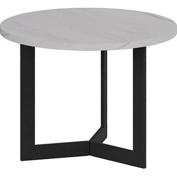 Matis Холна маса Saturn H37 ⌀50 бял мрамор