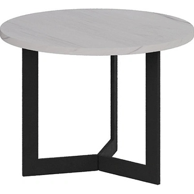 Matis Холна маса Saturn H37 ⌀50 бял мрамор