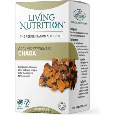 Living Nutrition Fermentovaná čaga 60 kapslí