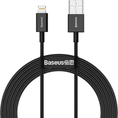 Baseus Кабел за данни Baseus Superior, Lightning, 1.0m, Black - 40470 (DE-40470)
