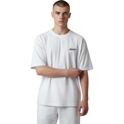 Nova stil pánske nadmerné tričko 100 % bavlna Petr bílé