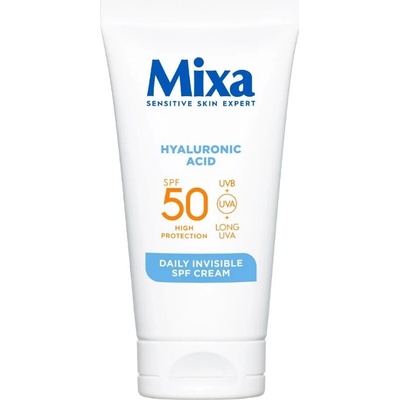 Mixa Hyaluronic Acid Daily Invisible SPF50 Cream 50 ml