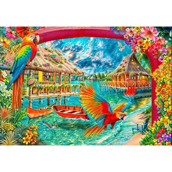 Image 1 of Bluebird Puzzle - Puzzle Paradise on Earth - 1 000 piese