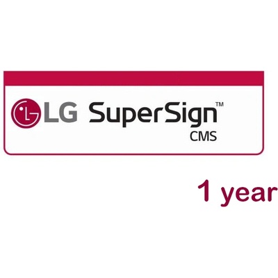 LG Софтуер за signage LG webOS SuperSign CMS, 1 година, SSO-1SLS