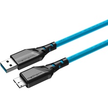 Mathorn MTC-220 USB-A na USB Micro B, 2m, modrý