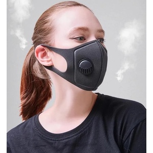 Fashion mask Неопренова черна маска с клапан