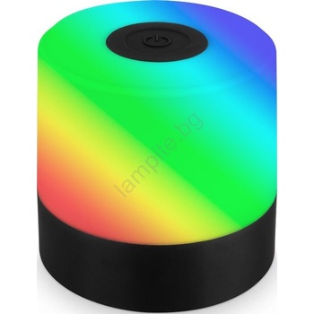 Briloner 7462015 - LED RGB презареждаема настолна лампа LED/1, 5W/5V IP44 черна (BL1898)