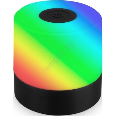 Briloner 7462015 - LED RGB презареждаема настолна лампа LED/1, 5W/5V IP44 черна (BL1898)