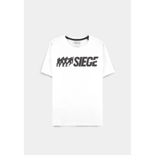 6-Siege Men's Logo Short Sleeved T-Shirt white