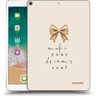 Picasee silikónový prehľadný obal pre Apple iPad Pro 10.5 2017 2. gen Golden Dream
