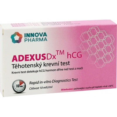 ADEXUSDx tehotenský krvný test hCG