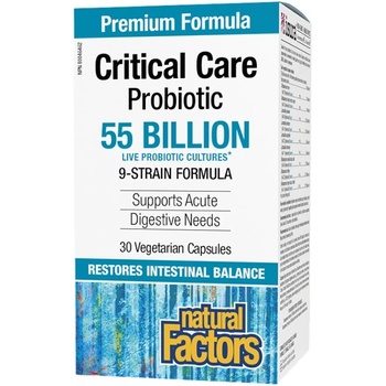 Image 1 of Natural Factors Critical Care Probiotic 55 Billion Active Cells, 9 Strain Formula [30 капсули]