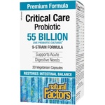 Natural Factors Critical Care Probiotic 55 Billion Active Cells, 9 Strain Formula [30 капсули]