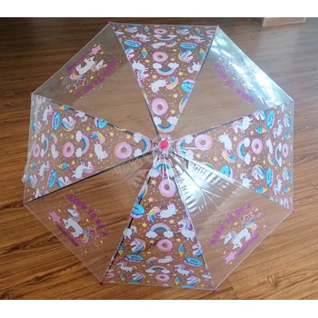 Image 1 of Quanzhou Yixin Commerce & Trade Co. , Ltd Детски чадър автомат, прозрачен Еднорози М19-302