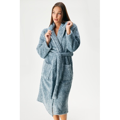 Astratex Топлещ халат Moreno Ice дълъг с качулка (ATXFR006_zup)