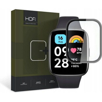 Hofi Хибридно стъкло за часовник Xiaomi Redmi Watch 3 Active от Hofi Hybrid Pro+ - Черно (9319456604825)