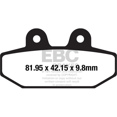 BRZDOVÉ DESTIČKY EBC FA710V FA710V