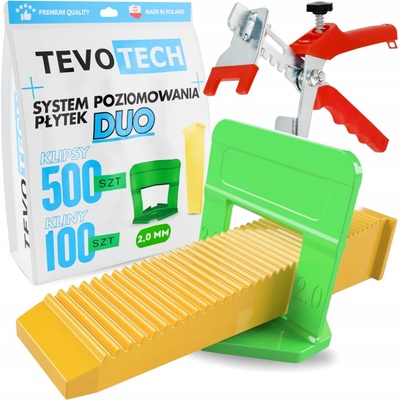 Klíče/klipy pro nivelaci dlažby TEVOTECH 601 ks