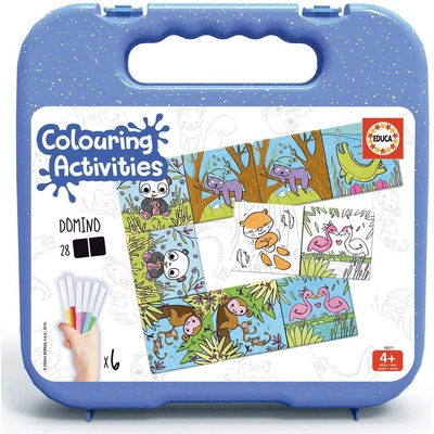 Educa Пъзел за оцветяване - Подводен живот, 50 части (edu18071)