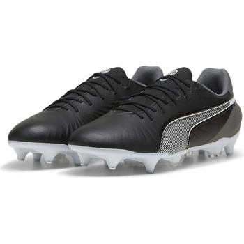 PUMA Футболни бутонки Puma King Match Soft Ground Football Boots - Black/White