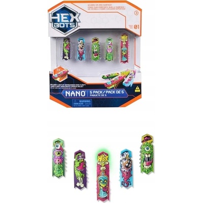 Hexbots Hexbug Nano Sada piatich červíkov Nano Flash