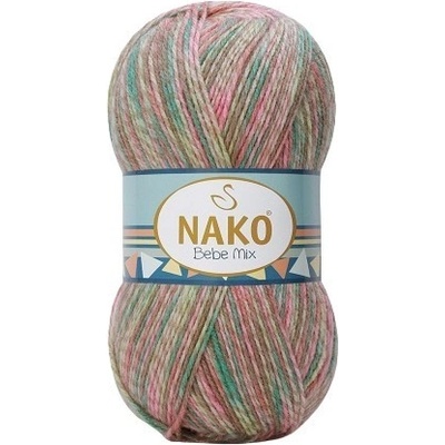 Nako Pletací příze Nako Bebe Mix 86833
