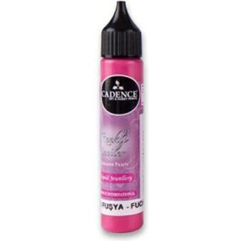 TEKUTÉ PERLY CADENCE NA TEXTIL A KOŽU 25 ML fuchsiová