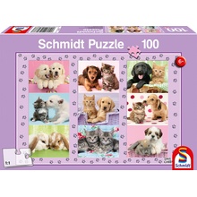 Schmidt Moji zvířecí přátelé 100 dílků