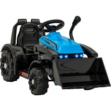JOKO Elektrický traktor Buldozér G320 s pohyblivou Radlicou modrý