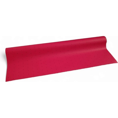 Floristická fólie s tečkou 50cm x 9,1m 22 červená